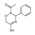 1-(3-phenyl-5-sulfanylidene-1,2,4-oxadiazinan-2-yl)ethanone Structure
