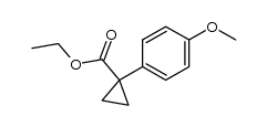 ethyl 1-(4-methoxyphenyl)cyclopropanecarboxylate Structure