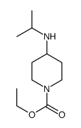 4-(异丙基氨基)哌啶-1-羧酸乙酯结构式
