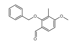 2-benzyloxy-4-methoxy-3-methylbenzaldehyde Structure