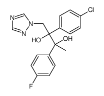 (2R,3S)-2-(4-chlorophenyl)-3-(4-fluorophenyl)-1-(1,2,4-triazol-1-yl)butane-2,3-diol Structure