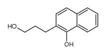 2-(3-Hydroxypropyl)-1-naphthol结构式