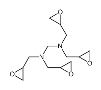 N,N,N',N'-tetrakis(oxiran-2-ylmethyl)methanediamine结构式
