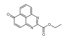 2-ethoxycarbonylperimidin-6-one Structure