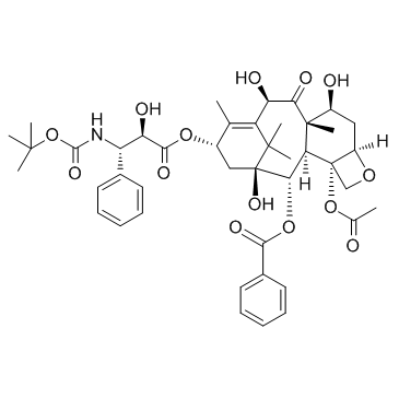多烯紫杉醇；多西他赛结构式