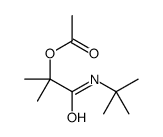 [1-(tert-butylamino)-2-methyl-1-oxopropan-2-yl] acetate Structure