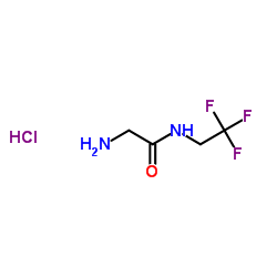 2-氨基-n-(2,2,2-三氟乙基)乙酰胺盐酸盐结构式