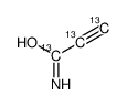 丙炔酰胺-¹³C3结构式