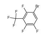 1-bromo-2,4,5-trifluoro-3-(trifluoromethyl)-benzene结构式
