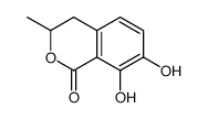 7,8-dihydroxy-3-methyl-3,4-dihydroisochromen-1-one Structure