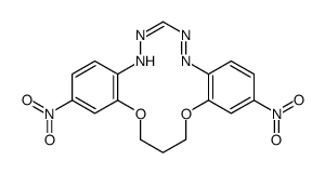 16,17-dihydro-2,12-dinitro-5H,15H-dibenzo b,1,11,4,5,7,8-dioxatetraazacyclotetradecine Structure