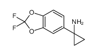 1-(2,2-Difluoro-benzo[1,3]dioxol-5-yl)-cyclopropylamine Structure