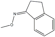 (Z)-2,3-dihydro-1H-inden-1-one O-methyl oxime Structure