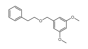 1,3-dimethoxy-5-(phenethoxymethyl)benzene结构式