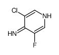 3-氯-5-氟吡啶-4-胺结构式