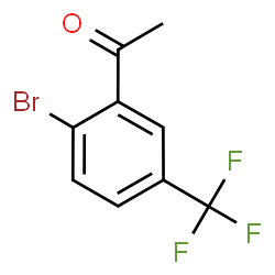 1-(2-溴-5-(三氟甲基)苯基)乙酮结构式