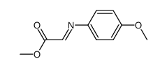 (4-methoxyphenyl-benzylidene)-carbamic acid methyl ester Structure