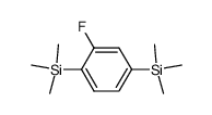 (2-fluoro-1,4-phenylene)bis(trimethylsilane)结构式