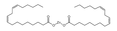 (Z,Z)-9,12-十八烷二烯酸锌盐结构式