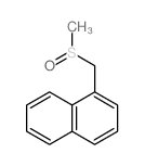 Naphthalene,1-[(methylsulfinyl)methyl]-结构式