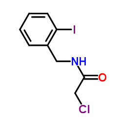 2-Chloro-N-(2-iodobenzyl)acetamide Structure