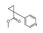Methyl 1-(pyridin-4-yl)cyclopropanecarboxylate Structure
