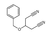 3-phenylmethoxypentanedinitrile Structure