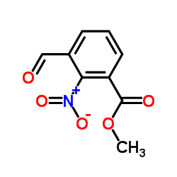 Methyl 3-formyl-2-nitrobenzoate Structure