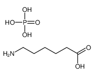 6-aminohexanoic acid,phosphoric acid Structure