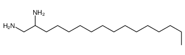 hexadecane-1,2-diamine Structure