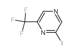 2-碘-6-三氟甲基吡嗪结构式