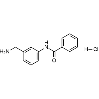 n-[3-(氨基甲基)苯基]苯甲酰胺盐酸盐结构式