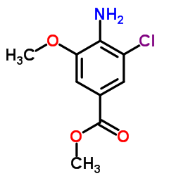 Methyl 4-amino-3-chloro-5-methoxybenzoate Structure