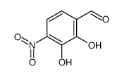 2,3-dihydroxy-4-nitrobenzaldehyde Structure