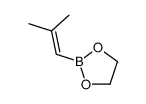2-(2-Methyl-1-propenyl)-1,3,2-dioxaborolane Structure