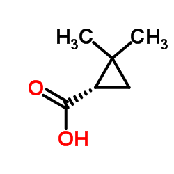(S)-(+)-2,2-二甲基环丙甲酸结构式