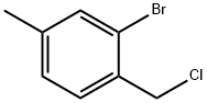 2-Bromo-4-methylbenzyl chloride Structure