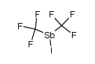 Bis(trifluormethyl)-jodstiban Structure