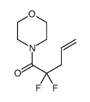 Morpholine, 4-(2,2-difluoro-1-oxo-4-pentenyl)- (9CI) Structure