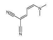 2-[3-(dimethylamino)prop-2-enylidene]propanedinitrile结构式