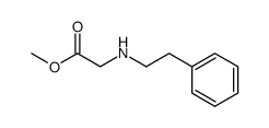 N-(2-phenylethyl)glycine methyl ester Structure