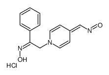 [1-[(2E)-2-hydroxyimino-2-phenylethyl]pyridin-4-ylidene]methyl-oxoazanium,chloride结构式