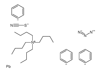 benzene,lead,tetrabutylazanium,azide,thiocyanate Structure