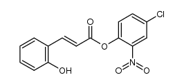 4-Chloro-2-nitrophenyl 2'-hydroxycinnamate Structure