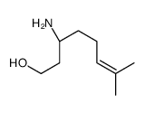 (3S)-3-amino-7-methyloct-6-en-1-ol Structure