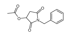1-苄基-2,5-二氧代吡咯烷-3-乙酸酯结构式