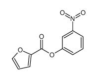 (3-nitrophenyl) furan-2-carboxylate结构式