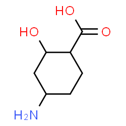 Cyclohexanecarboxylic acid, 4-amino-2-hydroxy- (9CI)结构式