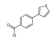 4-THIEN-3-YLBENZOYL CHLORIDE结构式
