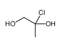 2-chloropropane-1,2-diol Structure